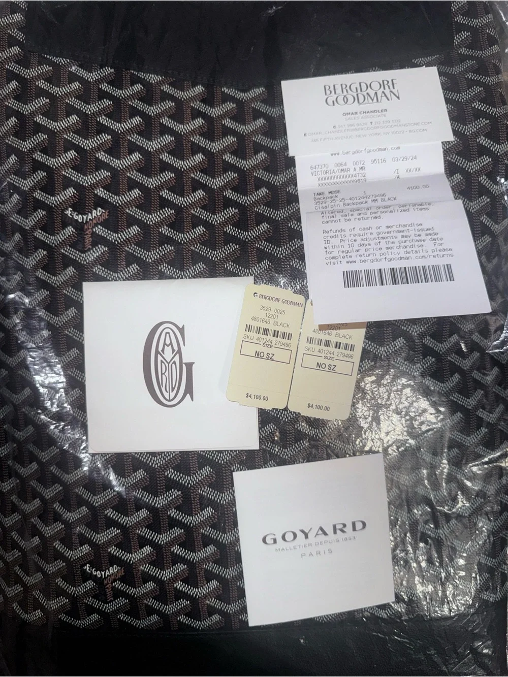 Goyard Cisalpin Backpack